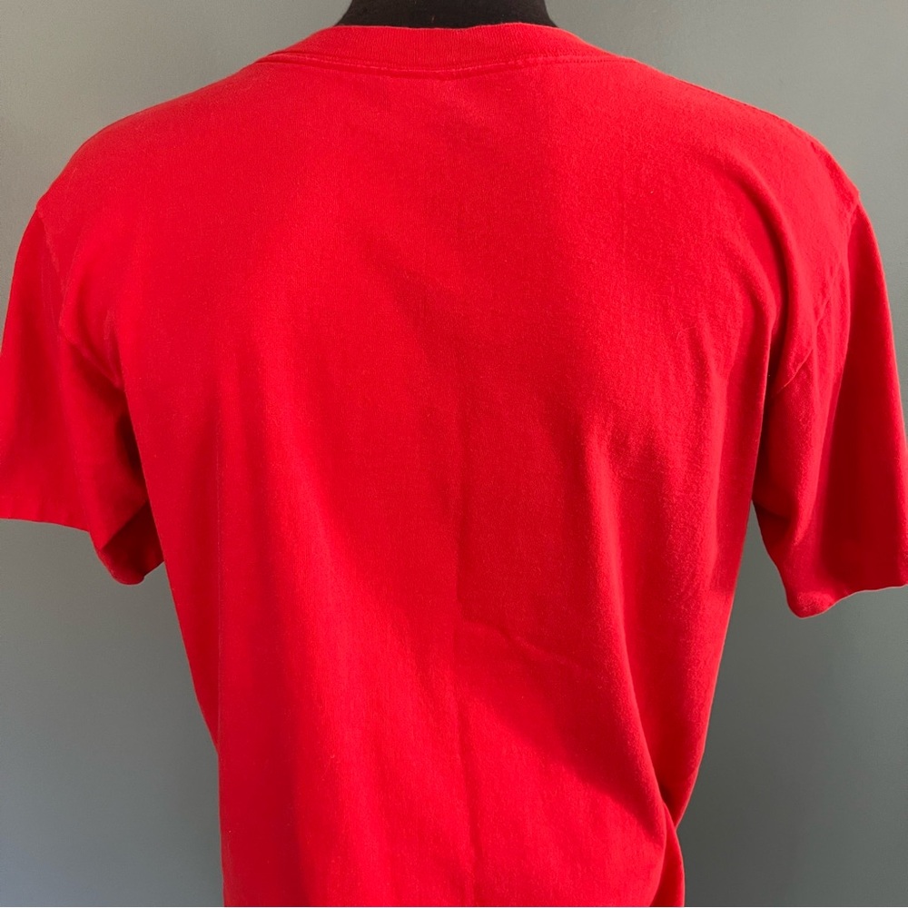 Vintage 90s Midwest Embroidery Wisconsin Badgers Bucky Shirt Large Single Stitch - Picture 8 of 13